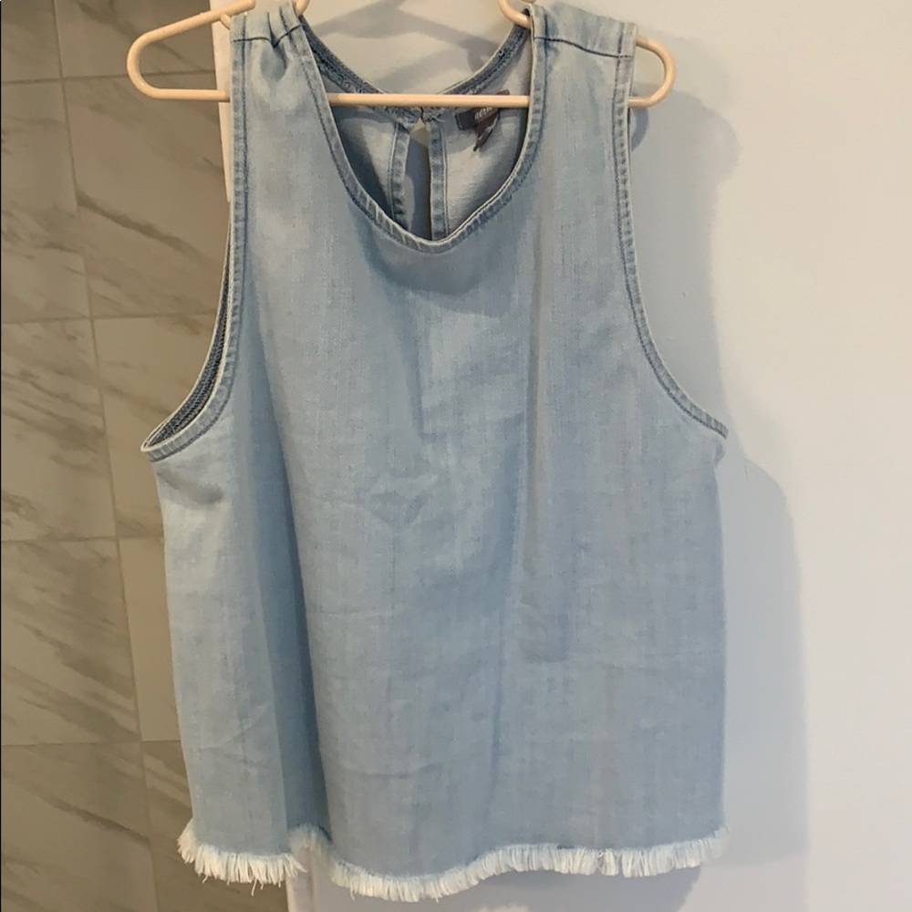 Aerie denim tank